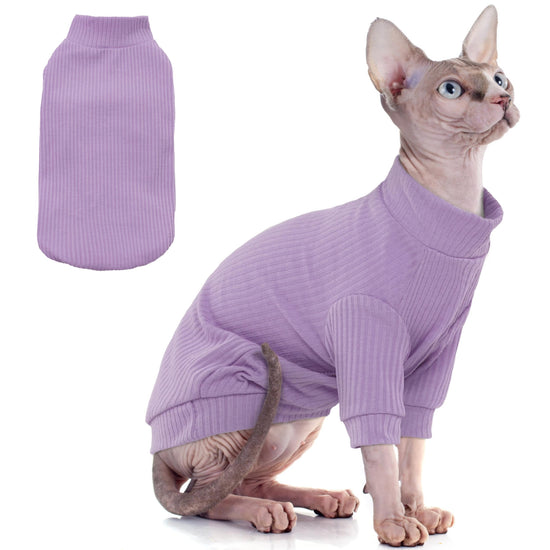 Stretchy Cat Shirt with Sleeves