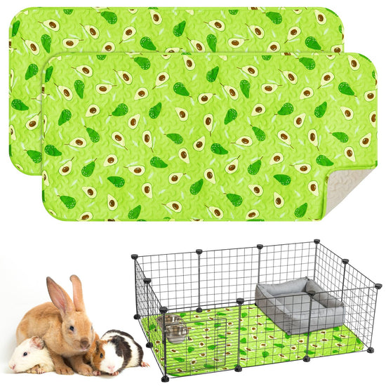 2 Pcs Guinea Pig Bedding Cage Liner