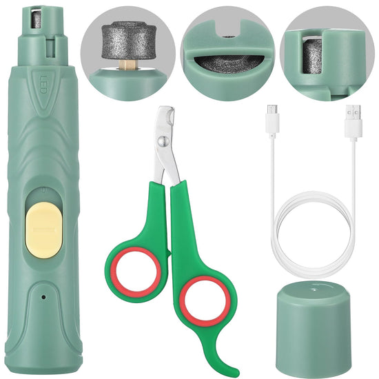 2-in-1 Bird Nail Trimmer & Grinder with LED Light
