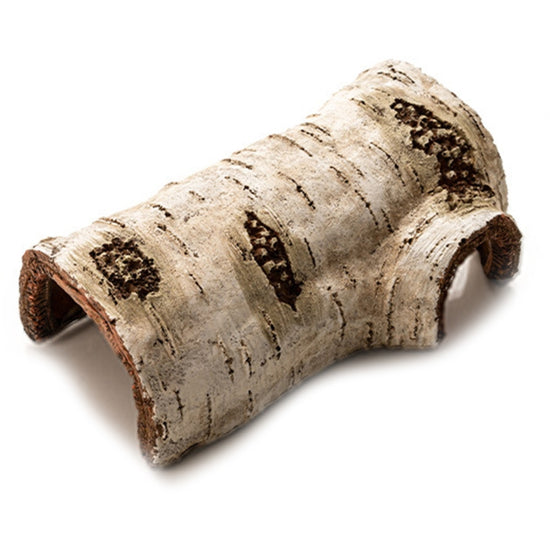 Birch Log Reptile Hiding Cave