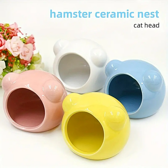 Ceramic Hamster Cooling Nest