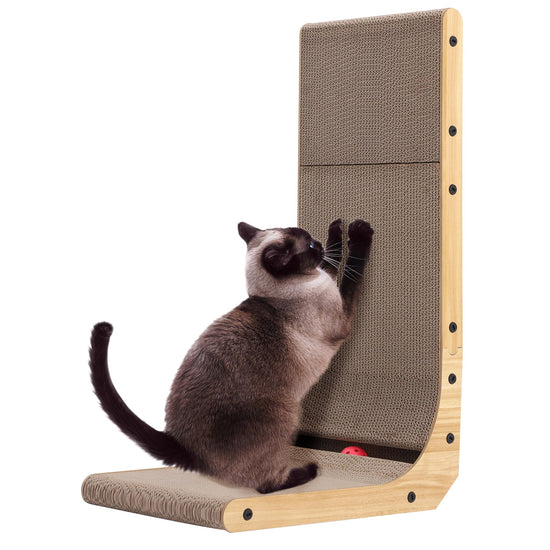 L-Shaped Wall Mounted Cat Scratcher