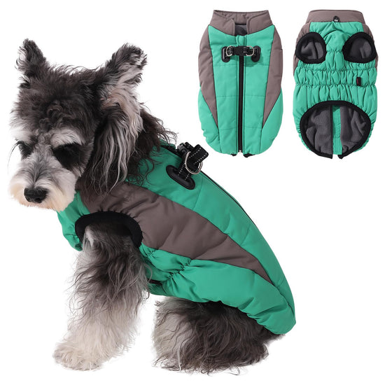 Waterproof Dog Coat with Harness