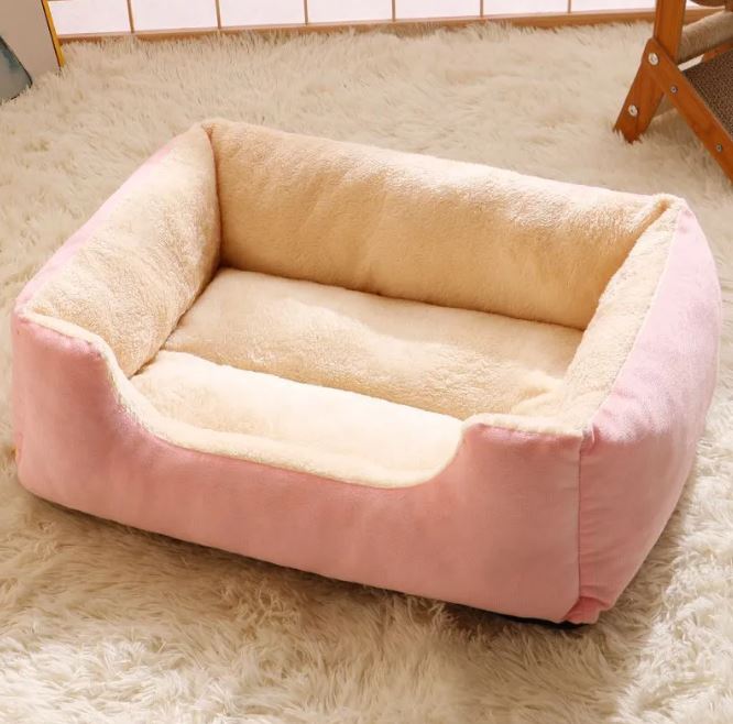 Soft and cozy cat bed from My Store, featuring plush fabric and raised edges for comfortable feline lounging.